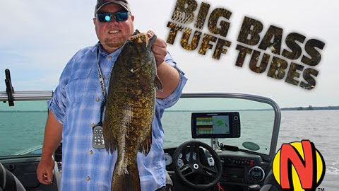 GIANT Mille Lacs Bass on Mimic® Minnow Tuff Tube