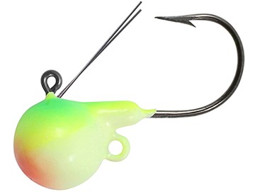 NEW Weedless Fire-Ball Jig - Glo Watermelon