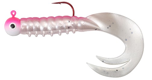 NEW Rigged Gum-Ball Jig Grub - Shrimp