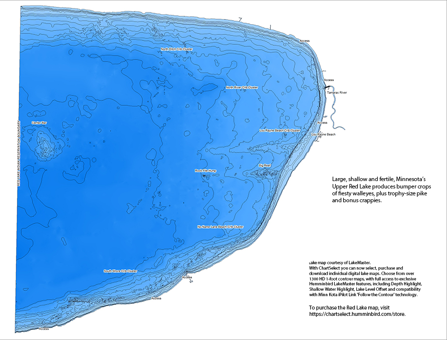 Cass Lake Depth Chart