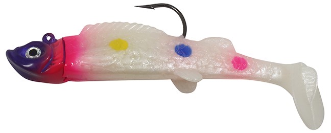 Purple Wonder Color Pre-Rigged Mimic Minnow Swimbait