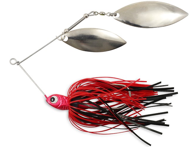 Northland Fishing Tackle Reed Runner Tandem Willowleaf spinnerbait in the Red Shad color