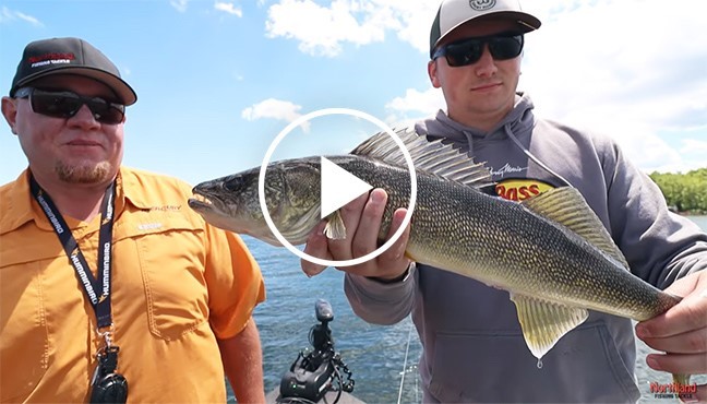 Early Summer walleye and post spawn smallmouth fishing video