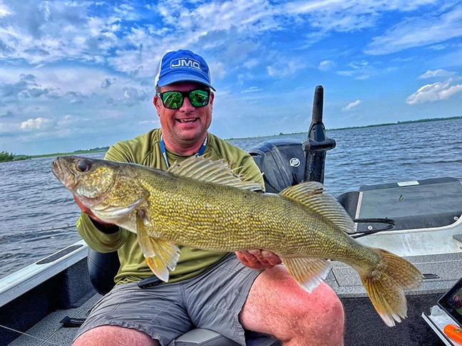 Late Summer Walleye Trolling