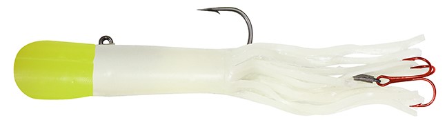 Level Head Predator Tube (White/Chartreuse)