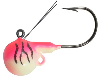 Weedless Fire-Ball Jig (UV Pink Tiger)